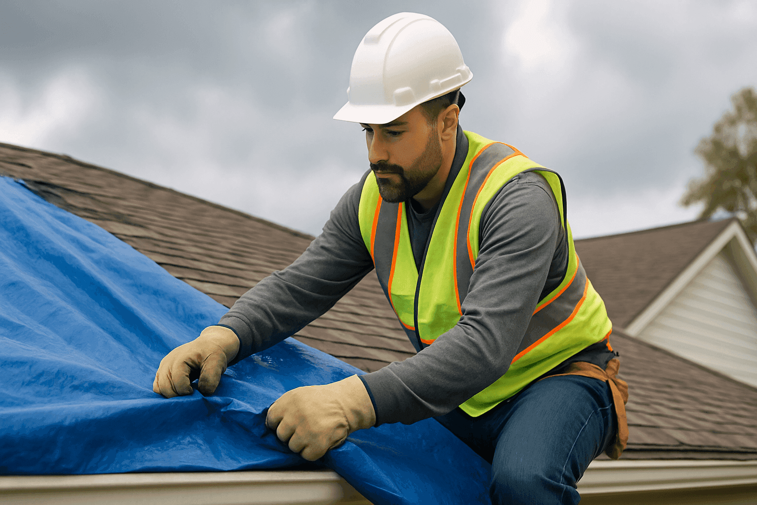 Emergency Roof Repair Guide: Steps to Take Before the Pros Arrive